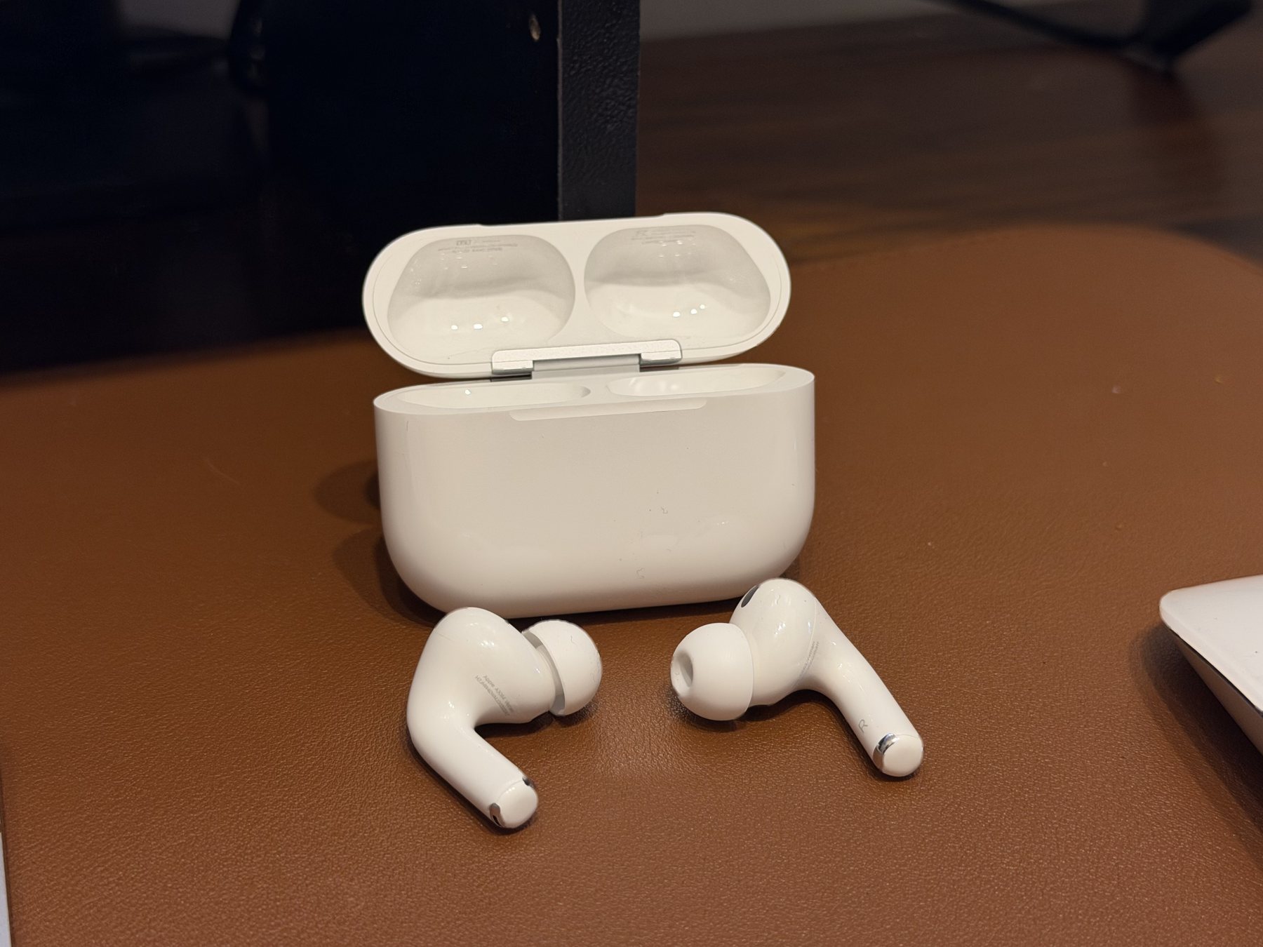 AirPods Pro 3 on the desk